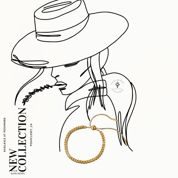 Stainless Steel Gold Bracelet - Picture 2 of 2